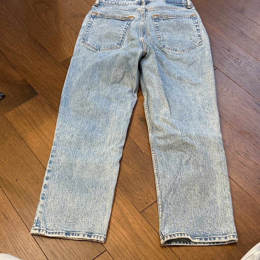 Abercrombie & Fitch 90s Straight Ultra High Rise Curve Love Size 30/10 C11-097 - Picture 5 of 6